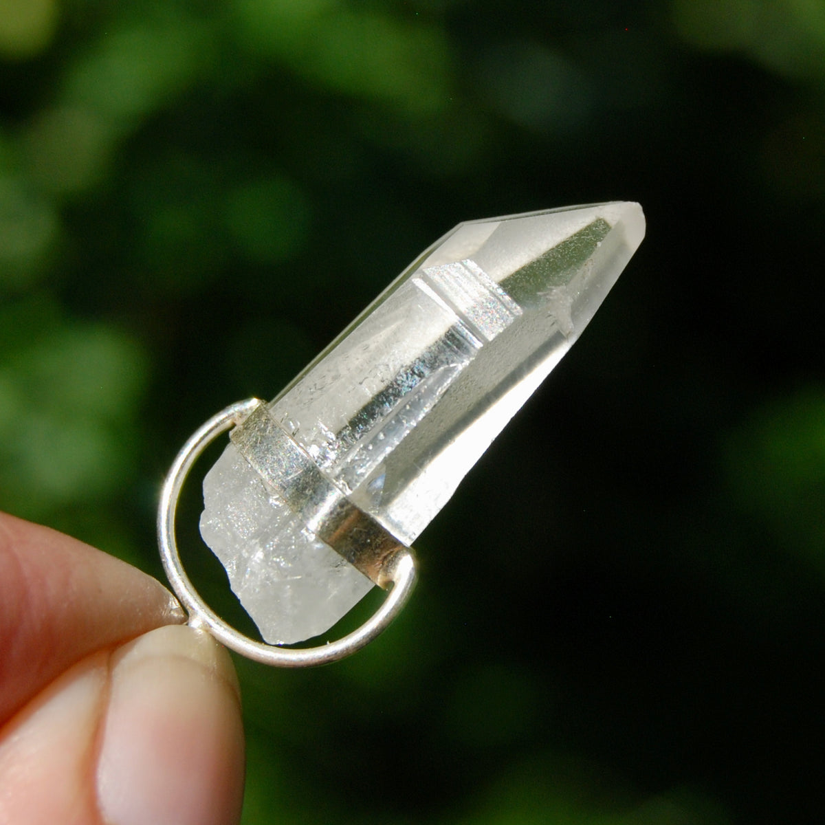 Lemurian Crystal Laser Pendant for Necklace