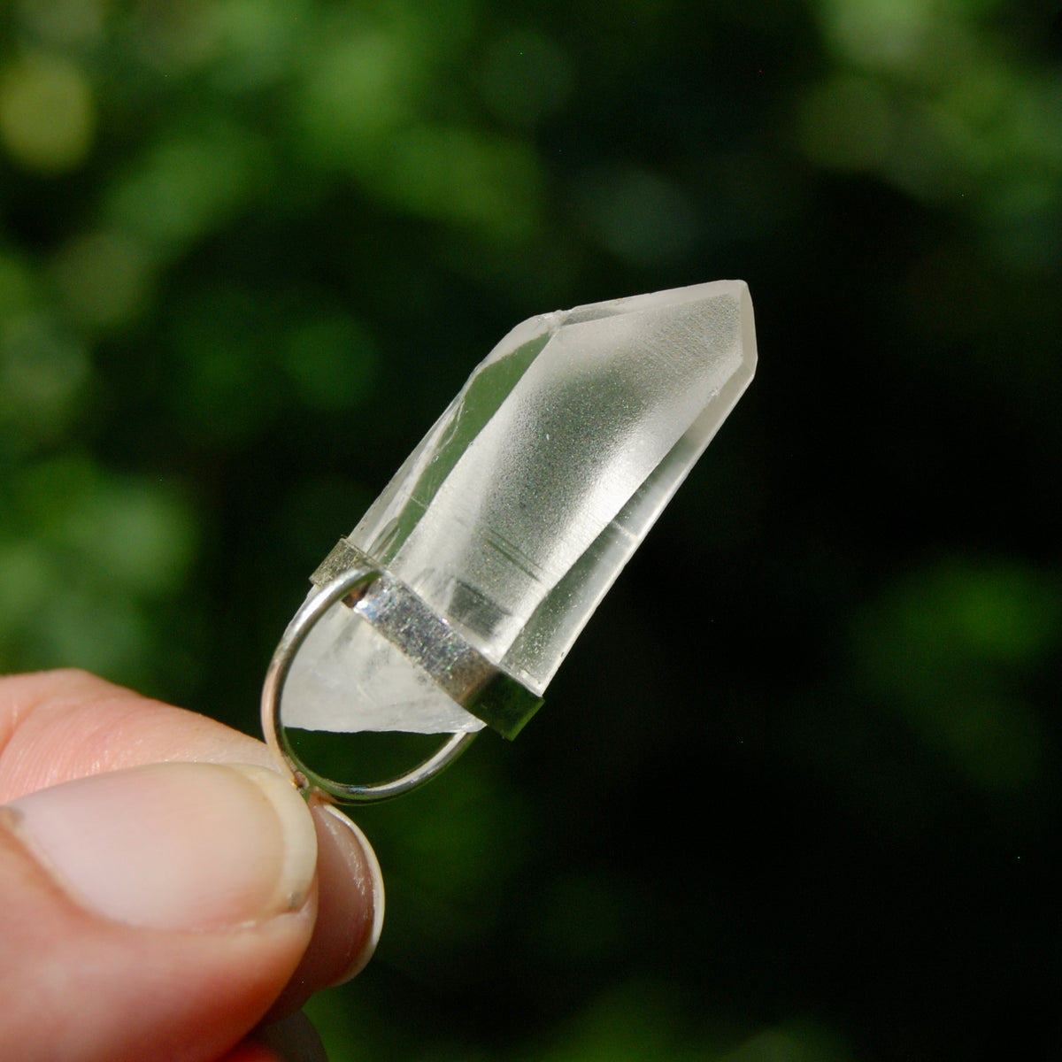 Lemurian Crystal Laser Pendant for Necklace