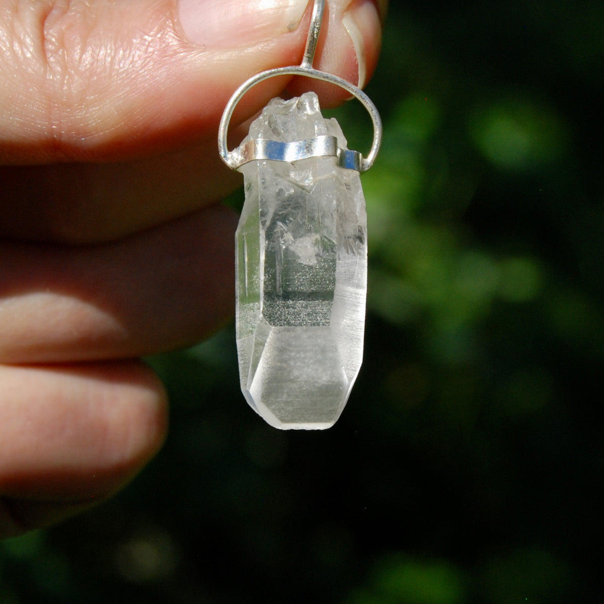 Lemurian Crystal Laser Pendant for sale 