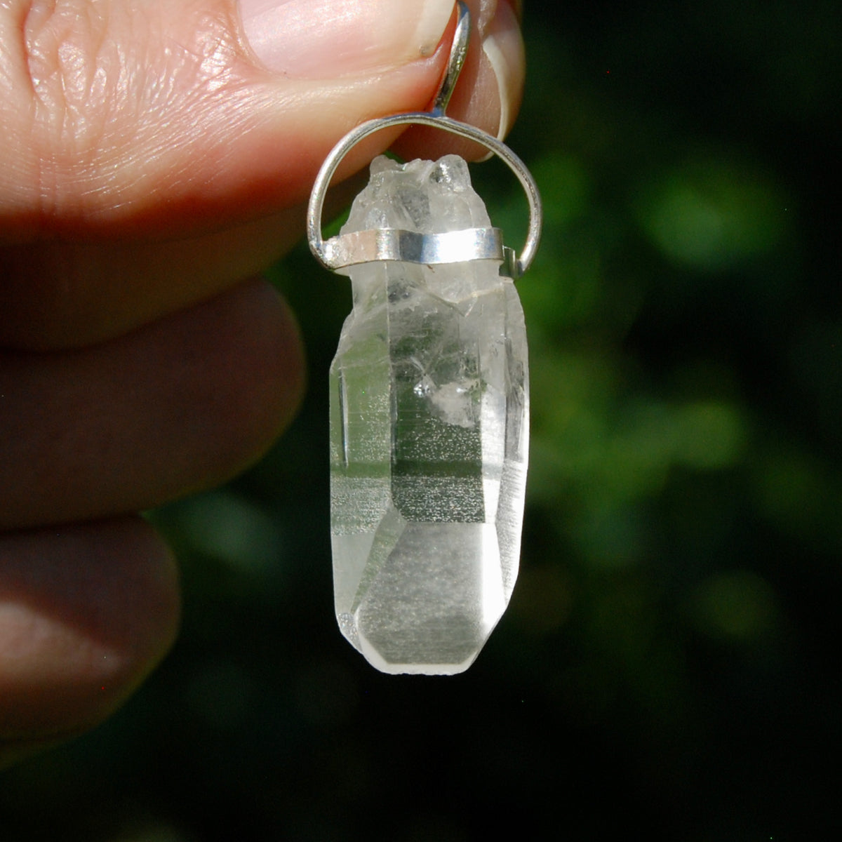 Lemurian Crystal Laser Pendant for sale 