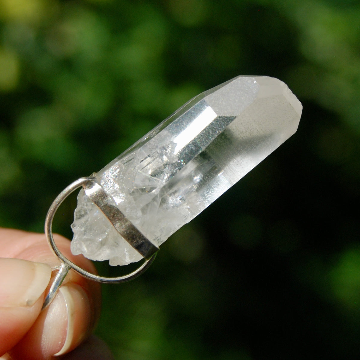 Lemurian Crystal Laser Pendant for sale 