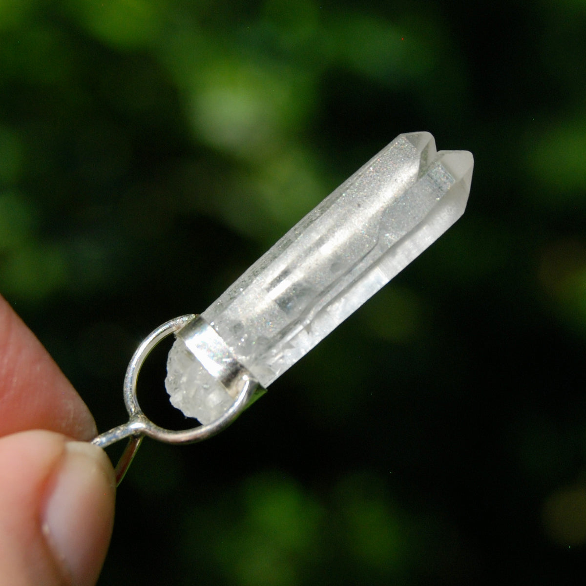Tantric Twin Lemurian Crystal Pendant for sale