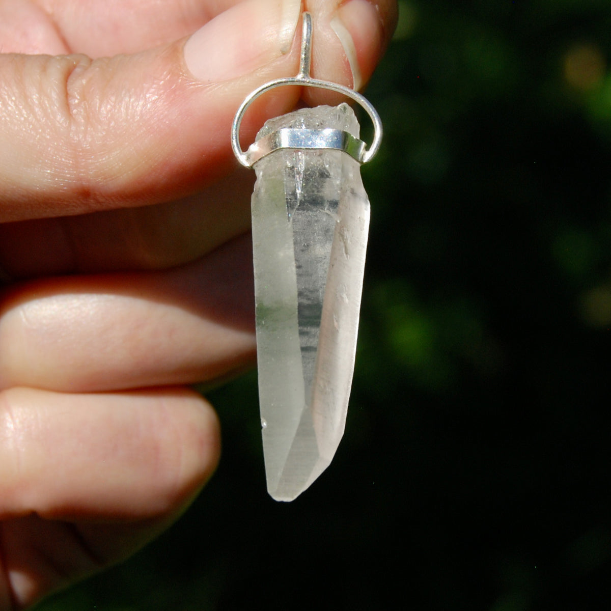 Cosmic Lemurian Crystal Laser Starbrary Pendant for sale