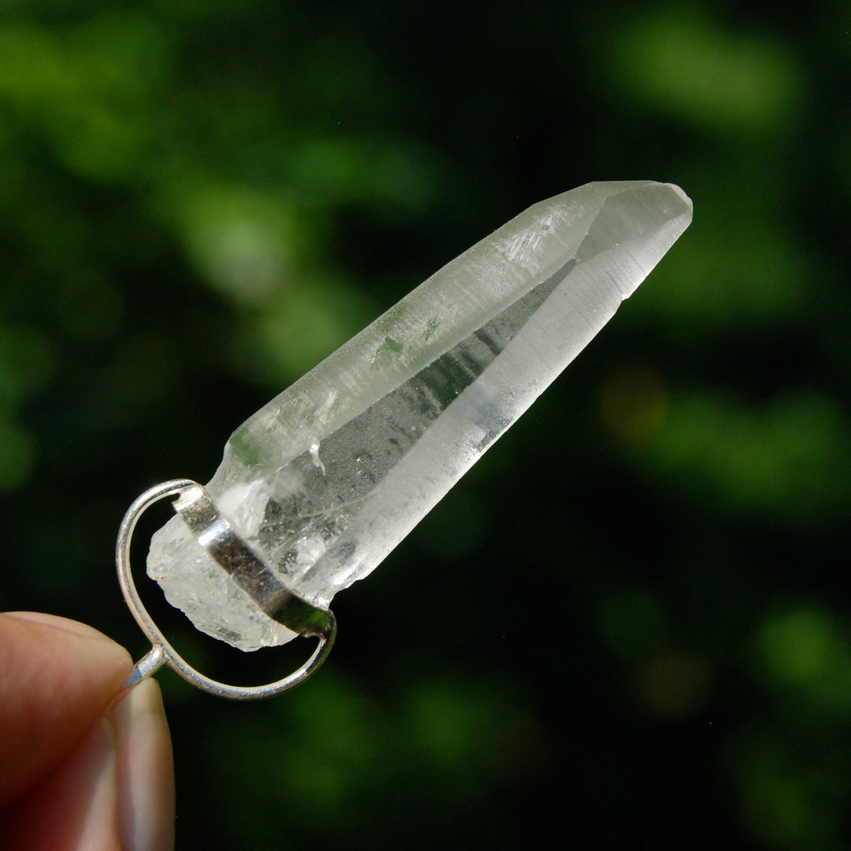Cosmic Lemurian Crystal Laser Starbrary Pendant for sale