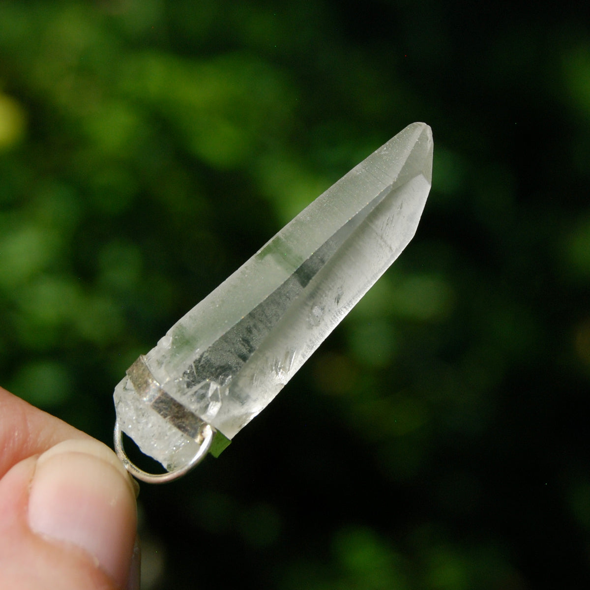 Cosmic Lemurian Crystal Laser Starbrary Pendant for sale