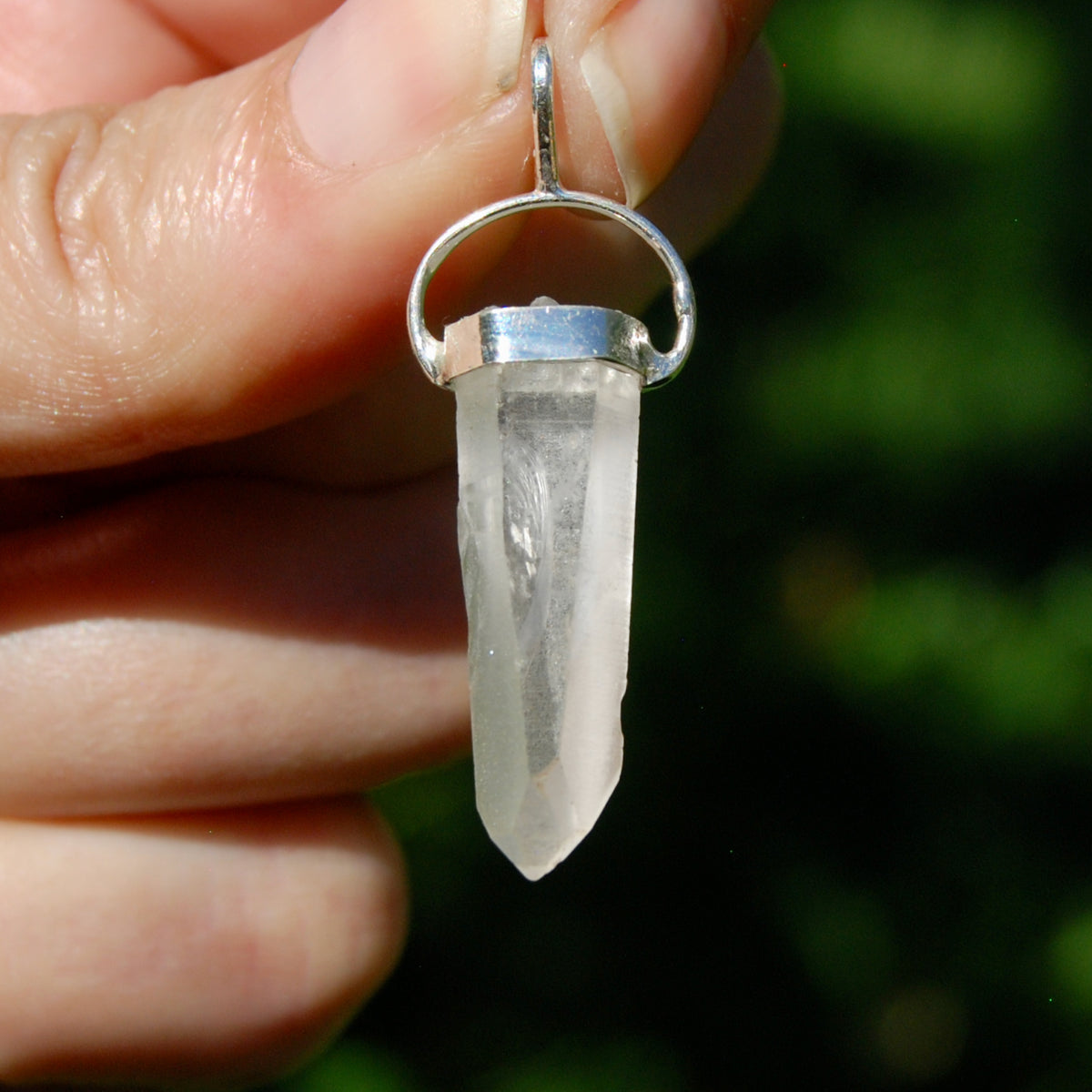 Cosmic Lemurian Crystal Laser Starbrary Pendant for sale