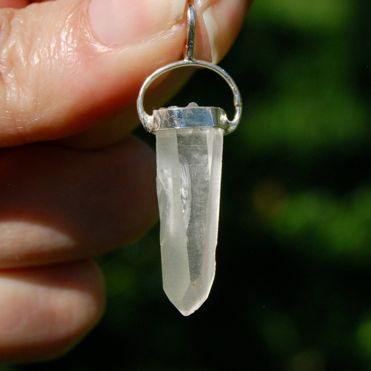 Cosmic Lemurian Crystal Laser Starbrary Pendant for sale