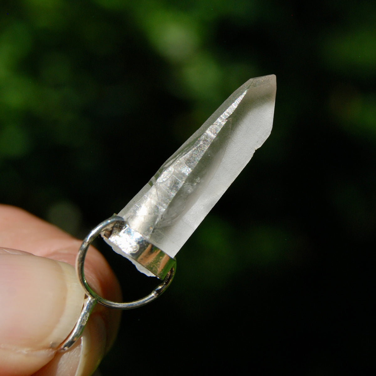 Cosmic Lemurian Crystal Laser Starbrary Pendant for sale