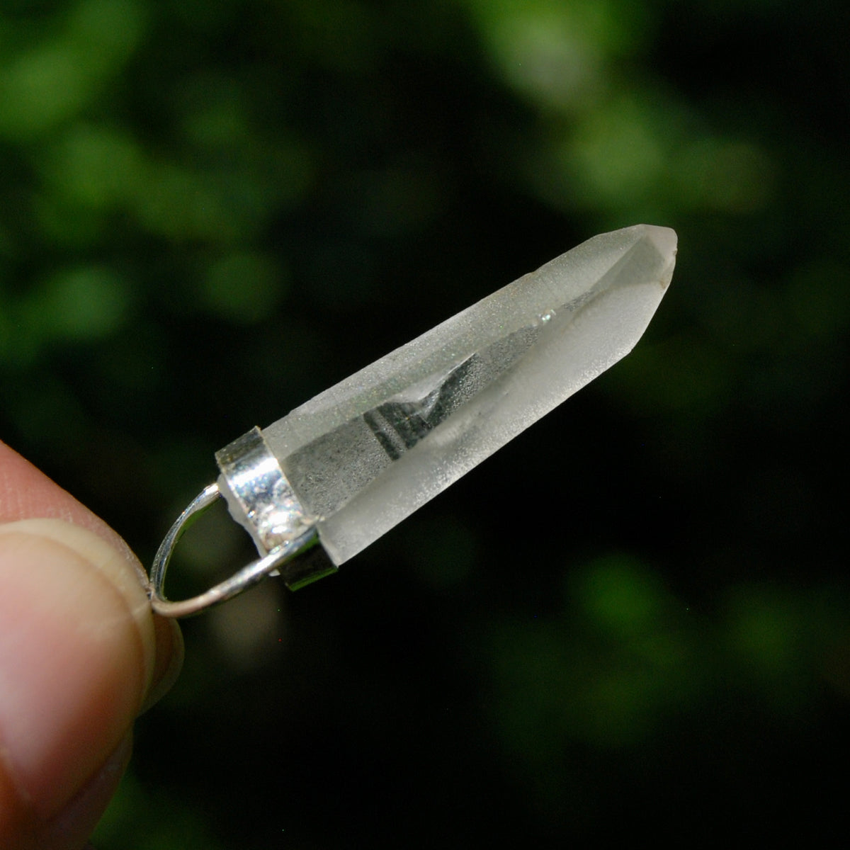 Cosmic Lemurian Crystal Laser Starbrary Pendant for sale