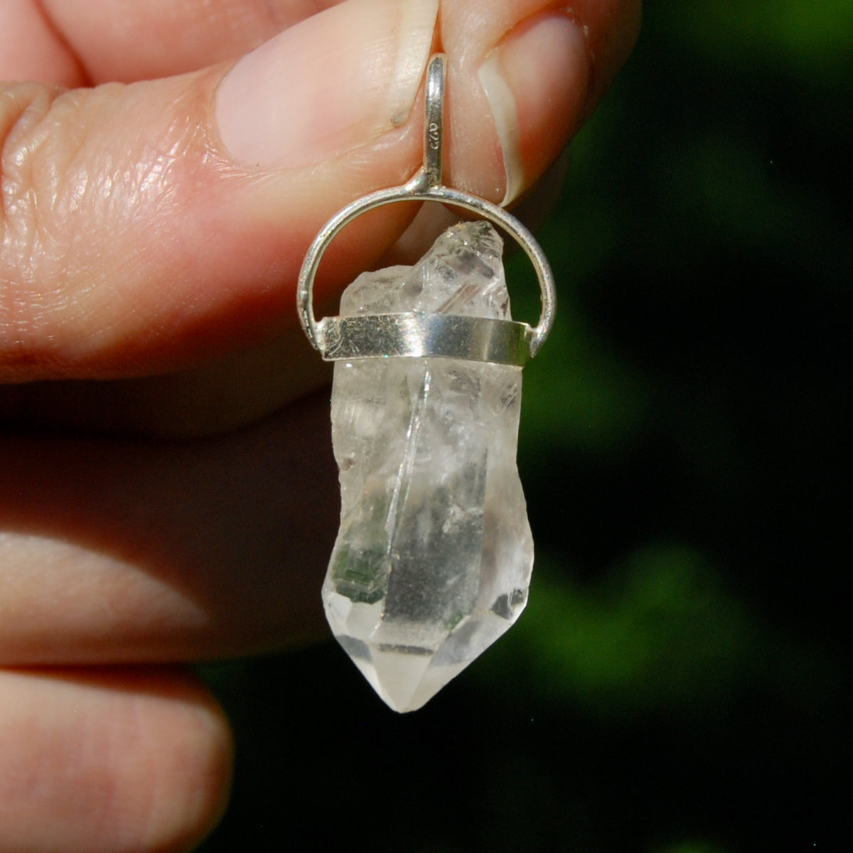 Isis Face Lemurian Crystal Pendant for Necklace for sale