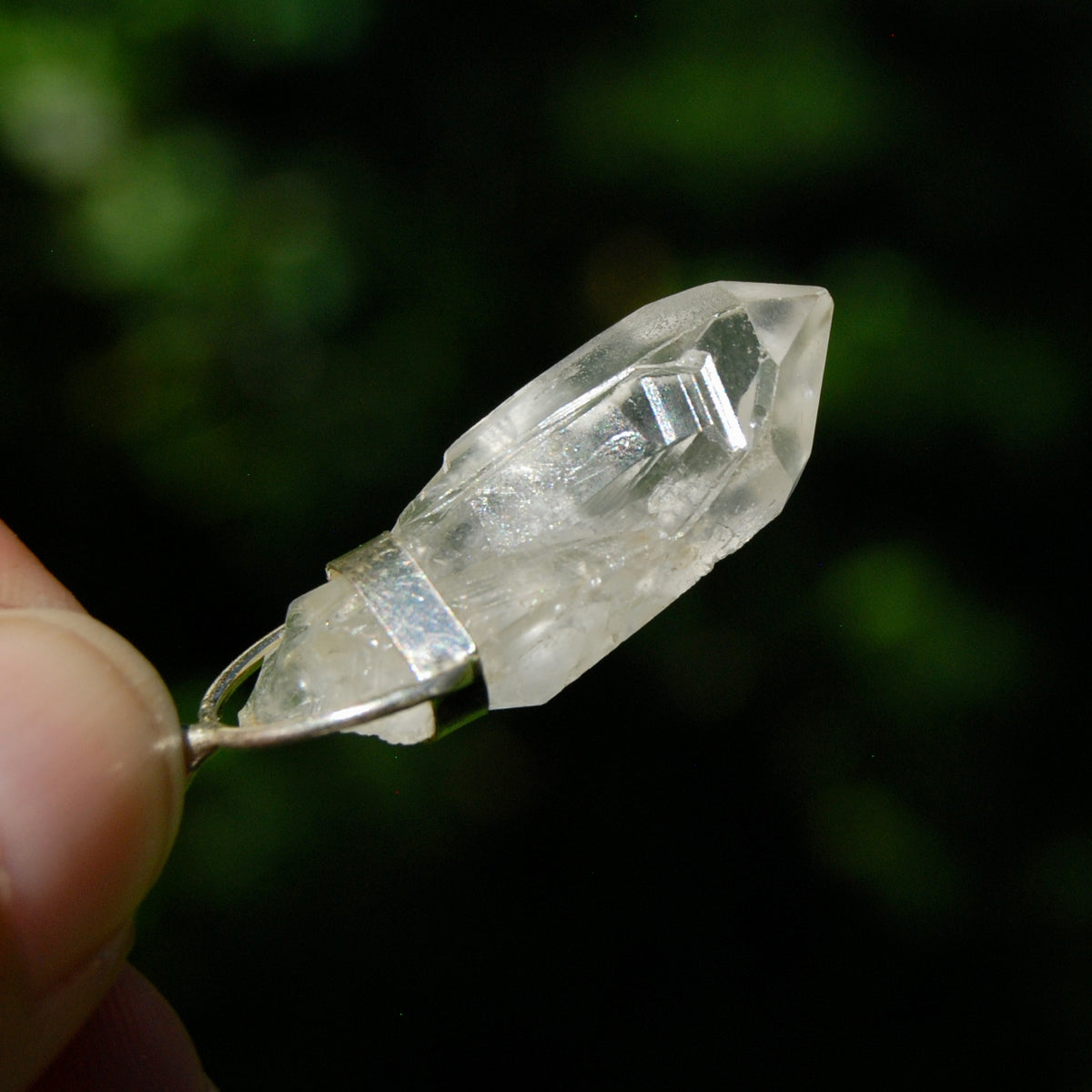 Isis Face Lemurian Crystal Pendant for Necklace for sale
