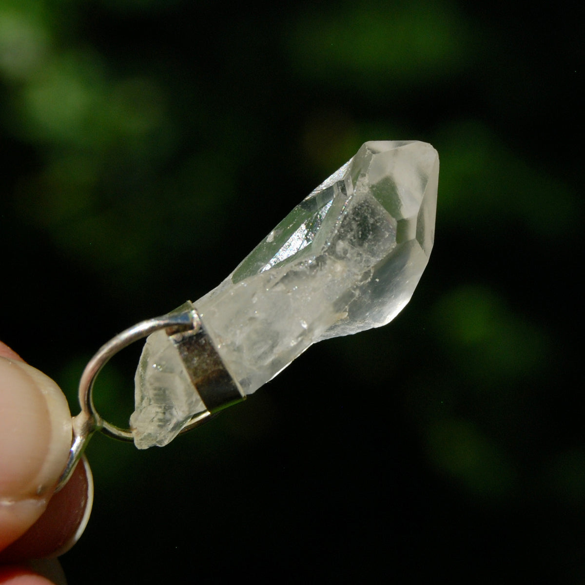 Isis Face Lemurian Crystal Pendant for Necklace for sale