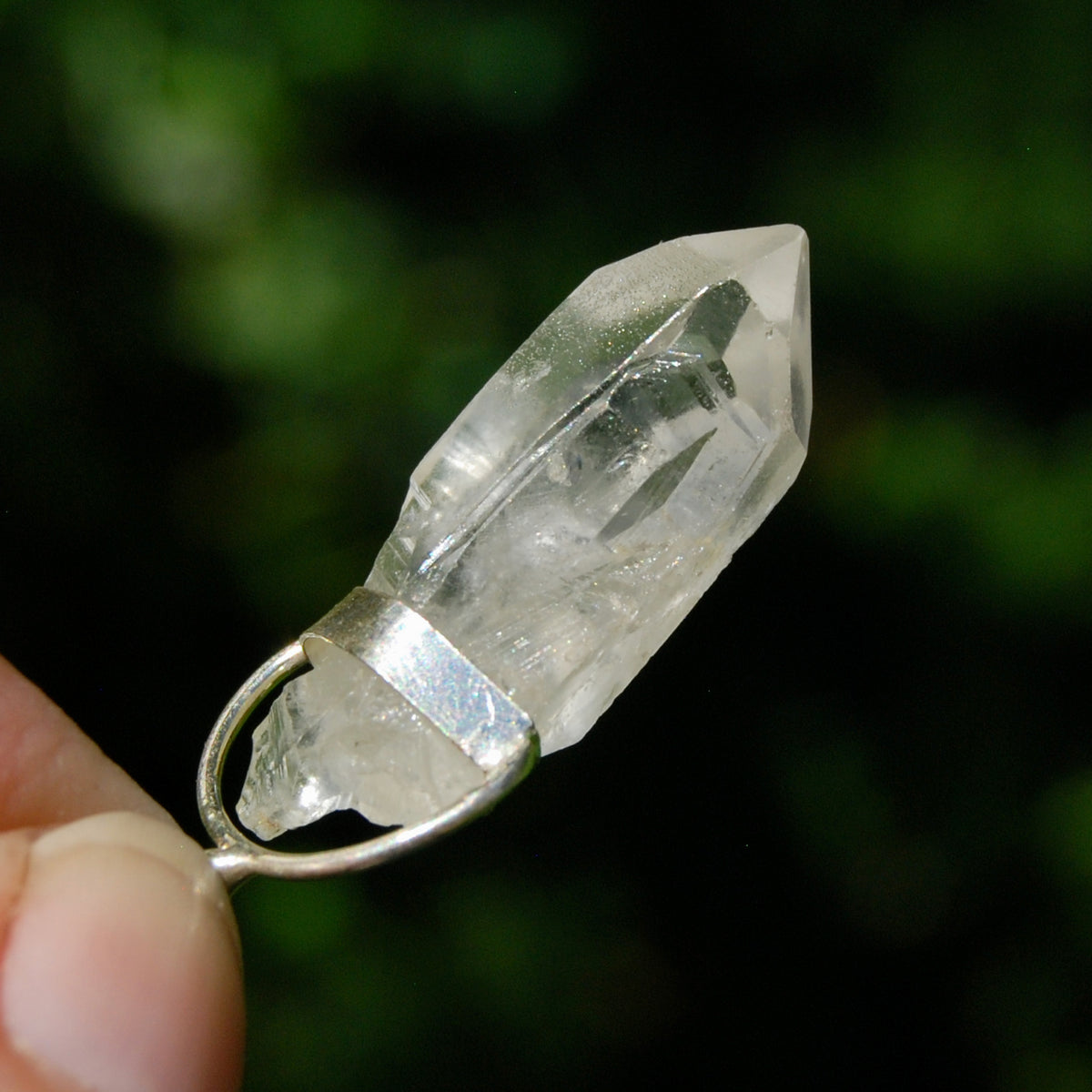 Isis Face Lemurian Crystal Pendant for Necklace for sale