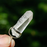 1.75in Cosmic Lemurian Crystal Pendant for Necklace, Sterling Silver, Brazil 