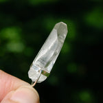 1.75in Cosmic Lemurian Crystal Pendant for Necklace, Sterling Silver, Brazil 