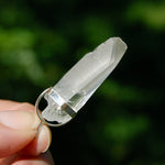 Cosmic Lemurian Crystal Pendant for Necklace, Sterling Silver, Brazil