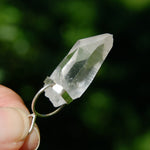 Cosmic Lemurian Crystal Pendant for Necklace, Sterling Silver, Brazil