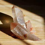 Pink Shadow Smoky Lemurian Seed Quartz Crystal Starbrary Cluster\