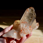 Pink Shadow Smoky Lemurian Seed Quartz Crystal Starbrary Cluster