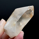 Peach Lemurian Seed Quartz Crystal Master Starbrary Intense Rainbows, Brazil
