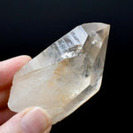 Peach Lemurian Seed Quartz Crystal Master Starbrary Intense Rainbows, Brazil