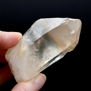 Peach Lemurian Seed Quartz Crystal Master Starbrary Intense Rainbows, Brazil