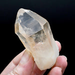Peach Lemurian Seed Quartz Crystal Master Starbrary Intense Rainbows, Brazil