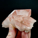 Isis Face Soulmate Strawberry Pink Lemurian Quartz Crystal Record Keepers, Brazil