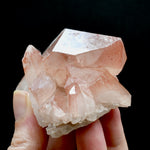 Isis Face Soulmate Strawberry Pink Lemurian Quartz Crystal Record Keepers, Brazil