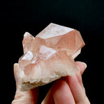 Isis Face Soulmate Strawberry Pink Lemurian Quartz Crystal Record Keepers, Brazil