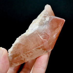 Isis Face Soulmate Strawberry Pink Lemurian Quartz Crystal Record Keepers, Brazil