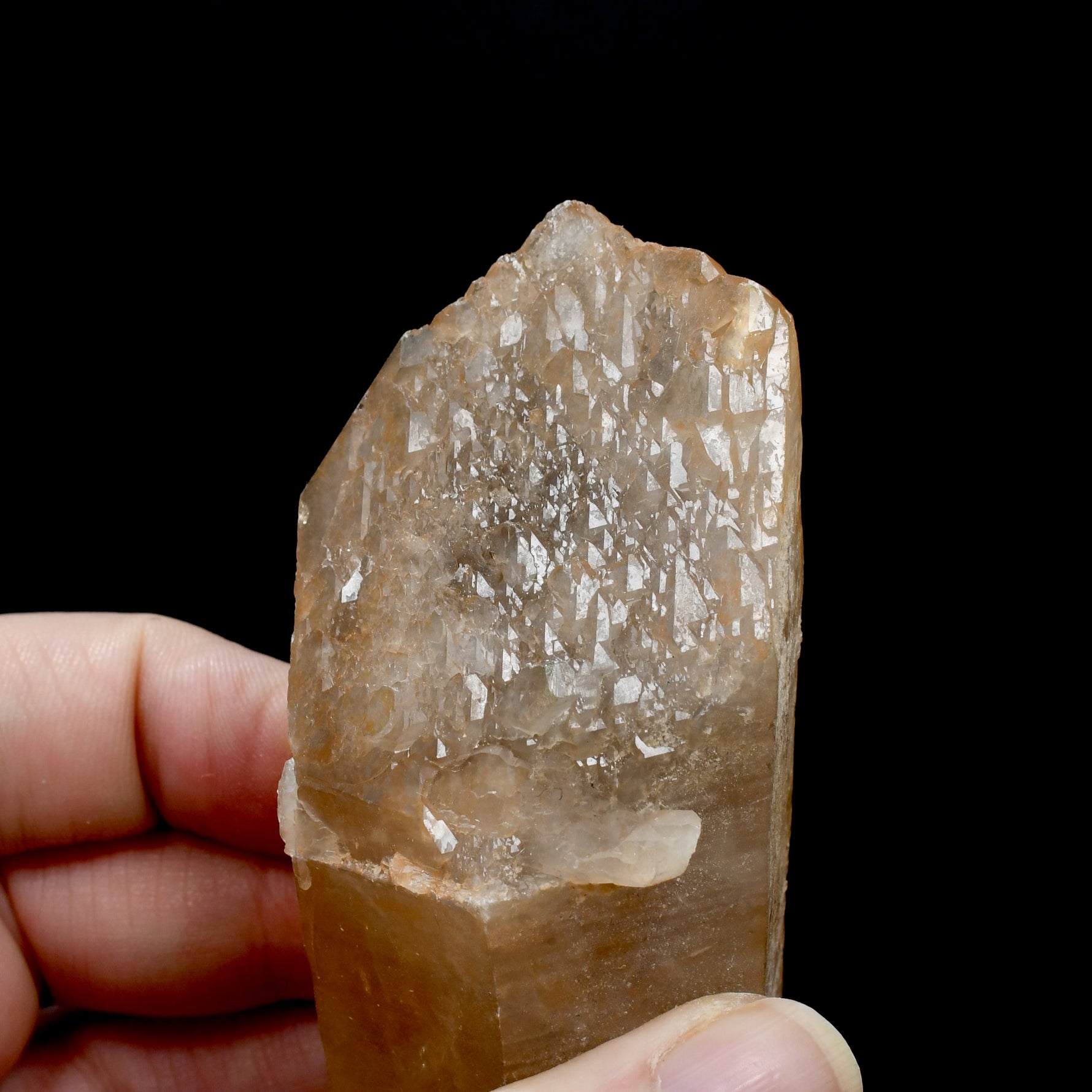 DT ET Pink Shadow Lemurian Seed Quartz Crystal, Smoky Scarlet Temple Lemurian Crystals, Brazil