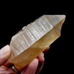 DT ET Pink Shadow Lemurian Seed Quartz Crystal, Smoky Scarlet Temple Lemurian Crystals, Brazil