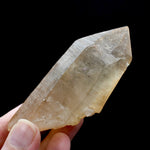 DT ET Pink Shadow Lemurian Seed Quartz Crystal, Smoky Scarlet Temple Lemurian Crystals, Brazil
