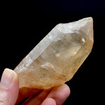 DT ET Pink Shadow Lemurian Seed Quartz Crystal, Smoky Scarlet Temple Lemurian Crystals, Brazil