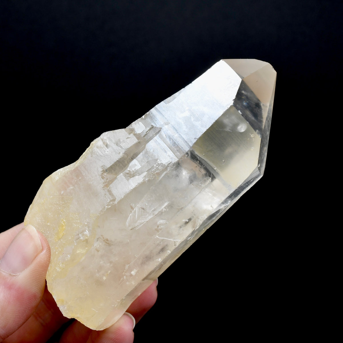Isis Face Golden Healer Lemurian Quartz Cathedral Crystal, Master Starbrary Devic Temple, Brazil