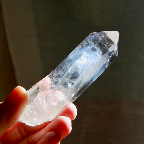 Trans Channeler Colombian Blue Smoke Lemurian Crystal Teacher Student Twin Starbrary Record Keepers