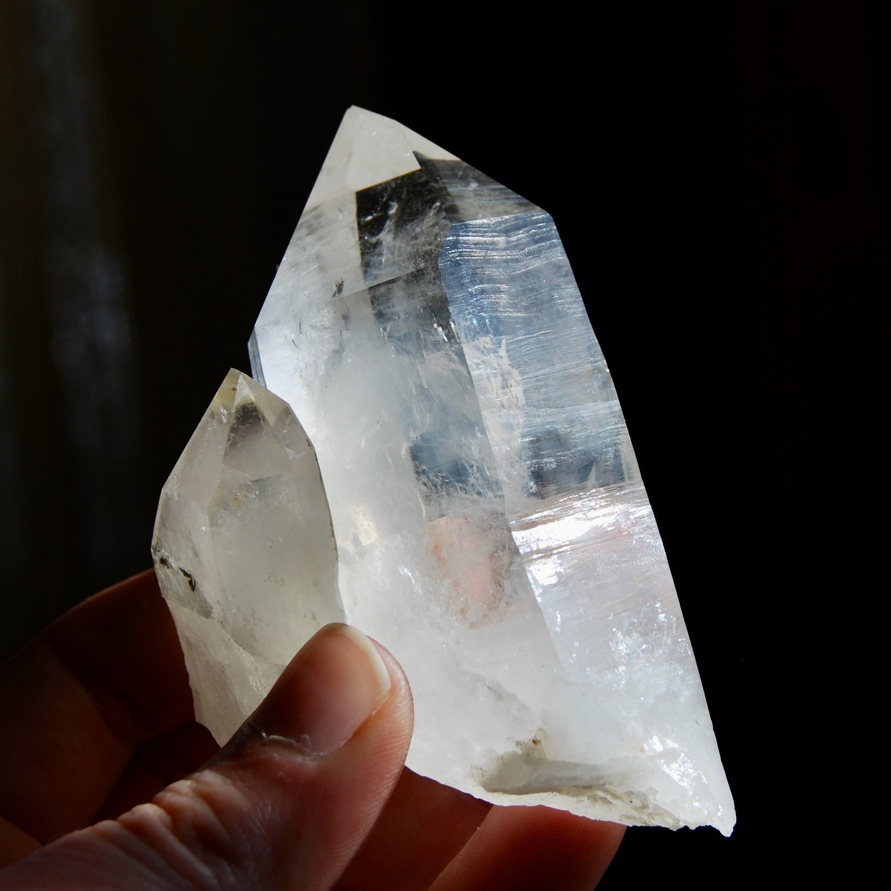 Colombian Blue Smoke Lemurian Crystal Starbrary Record Keepers