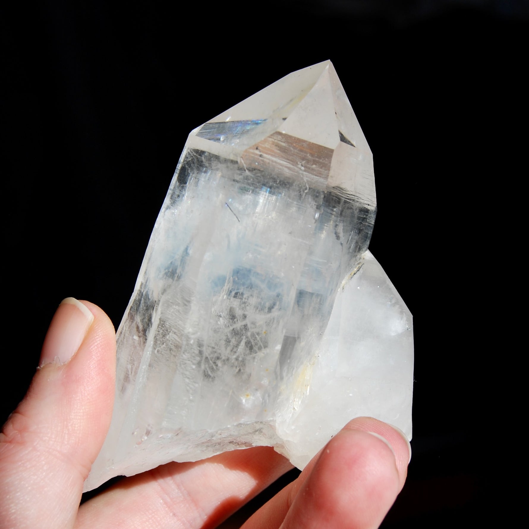 Colombian Blue Smoke Lemurian Crystal Starbrary Record Keepers