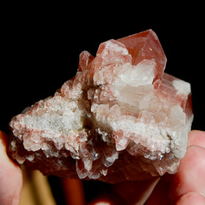  Isis Face Tantric Twin Soulmate Strawberry Pink Lemurian Quartz Crystal Cluster Dreamsicle