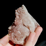  Isis Face Tantric Twin Soulmate Strawberry Pink Lemurian Quartz Crystal Cluster Dreamsicle