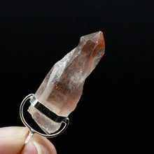 Load image into Gallery viewer, Strawberry Pink Lemurian Seed Crystal Pendant
