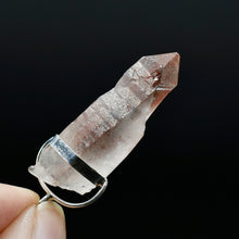 Load image into Gallery viewer, Strawberry Pink Lemurian Seed Crystal Pendant
