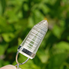 Load image into Gallery viewer, White Light Lemurian Seed Crystal Laser Pendant
