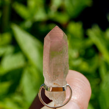 Load image into Gallery viewer, Dow Channeler Pink Lithium Lemurian Seed Crystal Pendant
