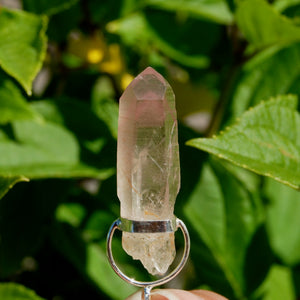 Dow Channeler Pink Lithium Lemurian Seed Crystal Pendant