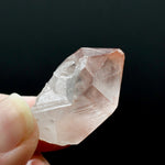 Strawberry Pink Lemurian Seed Quartz Crystal