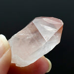 Strawberry Pink Lemurian Seed Quartz Crystal