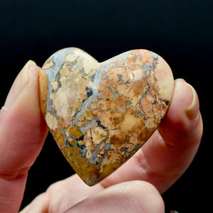 Maligano Jasper Crystal Heart