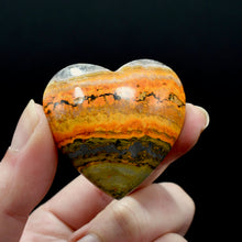 Load image into Gallery viewer, Bumblebee Jasper Crystal Heart
